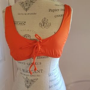 JCREW ORANGE TWO PIECE BIKINI BRAND NEW